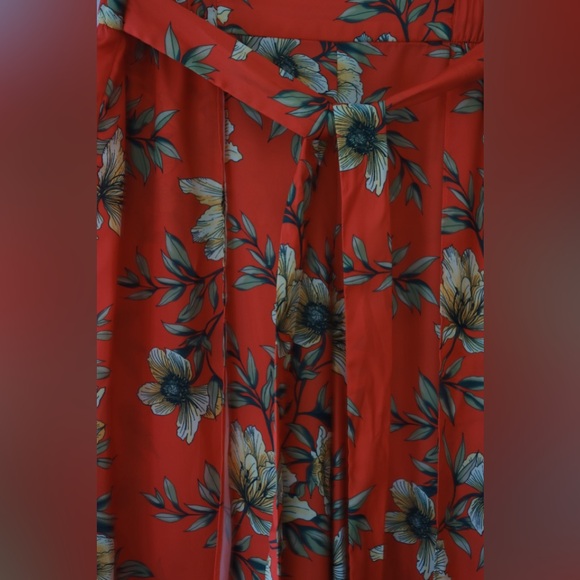 Ava & Aidan leaf print pants size small - Picture 3 of 4